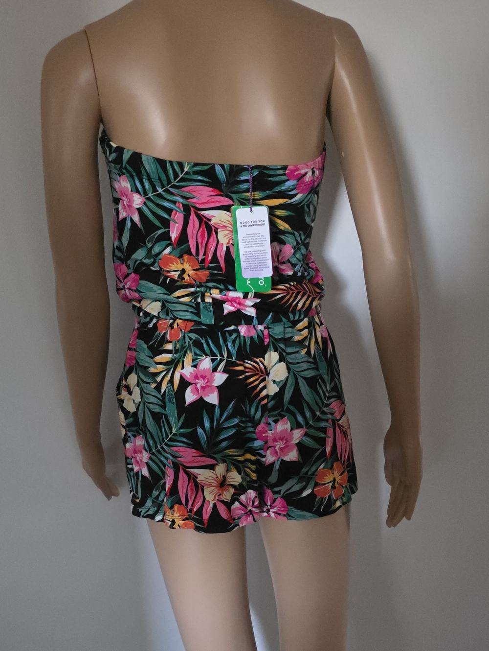 NWT Lascana Tropical Floral Print D Romper Size 2 - Picture 9 of 10